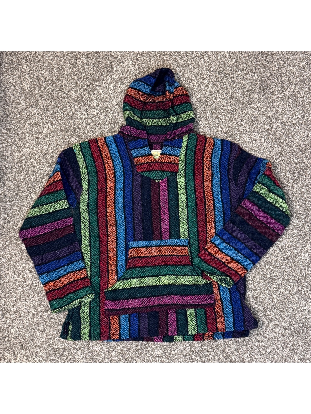 Vintage Iguana Jack Baja Hoodie Pullover Y2K Grunge XL